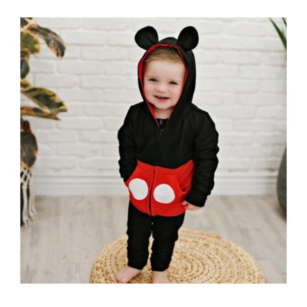 Presley Couture Mickey Mouse Hoodie NWT size 18-24m